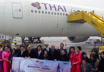 Thai Airways in Vienna